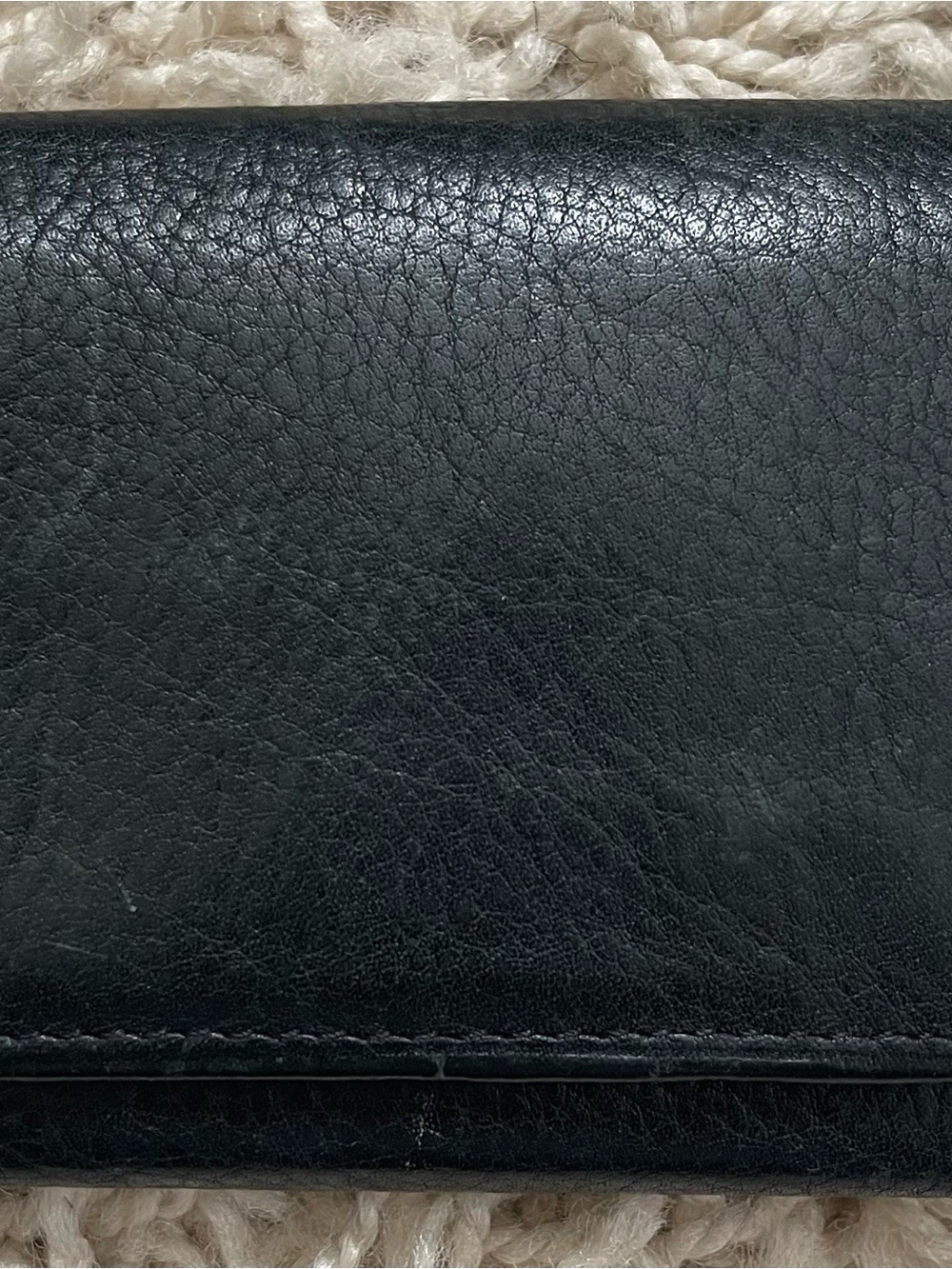 Black Leather Bifold Wallet for Men - Sleek Everyday Carry